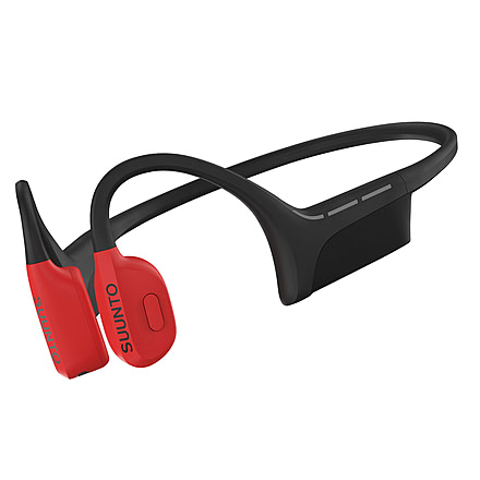 Suunto Wing Headphones, Black/Lava Red, One Size, SS050944000