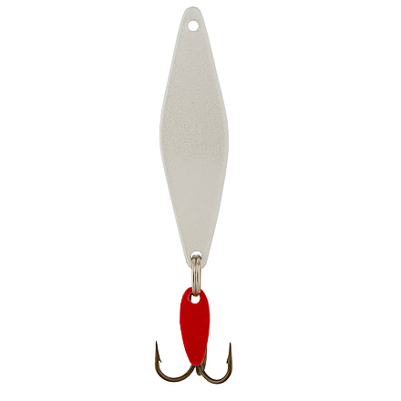 Swedish Pimple Do-Jigger Casting/Trolling Spoon, 1/6 oz, 1-3/4 in, White Pearl, 1DJWP