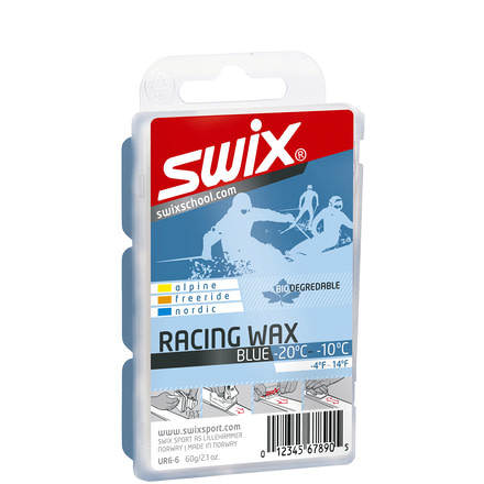 Swix Blue Bio-Degradable Racing Wax - 60 g