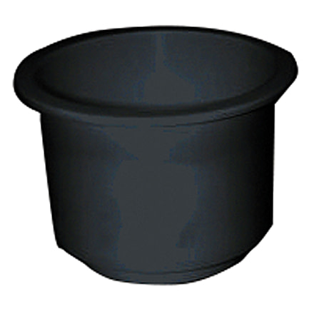 T-H Marine Cup Holder, 3-1/8in, Black, LCH-1-DP