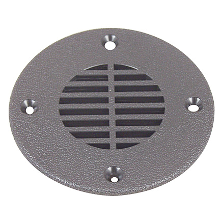 T-H Marine Floor Drain And Vent Cover, Black, 2-1/2in, FD-2-DP