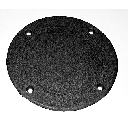 T-H Marine Screw Down Deck Plates, 5-5/8in, Black, SDP-1-DP