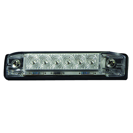 T-H Marine T H Marine LED Slim Line Utility Strip Lights 8in Clear, LED-51810-DP