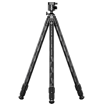 Tactique Equalizer Lightweight Shooting Tripod w/Panning Rifle Head Set