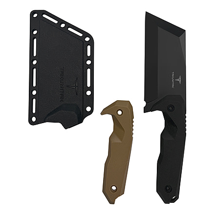 Takumitak Antidote Fixed Blade Knife, 4.25 in Blade , 3cr13, Black, TKF308