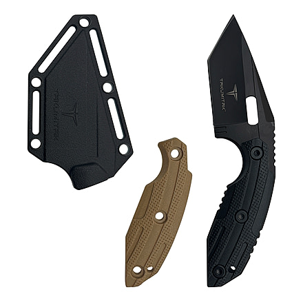 Takumitak Muted Fixed Blade Knife, 3 in Blade , 3cr13, Black, TKF3S06