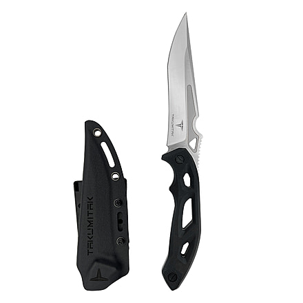 Takumitak Unhinged Fixed Blade Knife, 5in, D2, Drop Point Recurve, G10 Handle, Silver, TKF209SL
