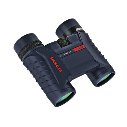 Tasco 10X25 Roof Waterproof Binoculars, Blue, 200125