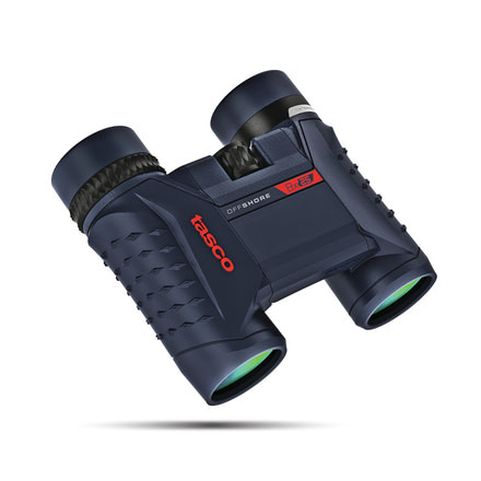 Tasco 8X25 Roof Waterproof Binoculars, Blue, 200825