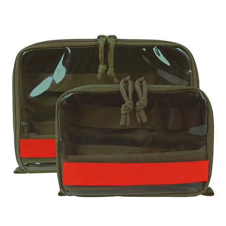 Tasmanian Tiger Medic Pouch Set, 2 Pouches, 420D Nylon, Olive, TT-7566-331