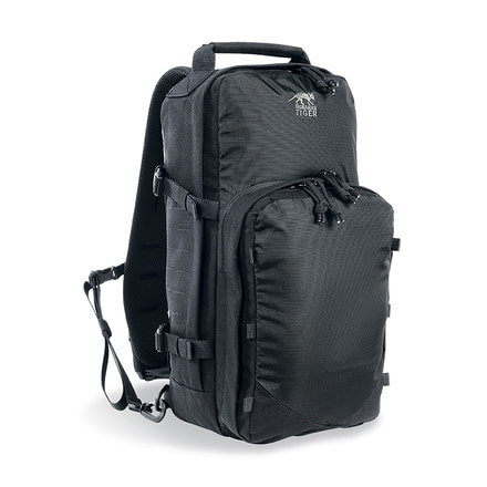 Tasmanian Tiger Tac Sling Pack, 12 Liters Volume, 700D Cordura, Black, TT-7961-040