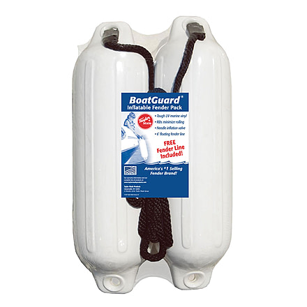 Taylor Made Fender Kit With Black Rope - 5in x 18in, White, 5in x 18in, 310152P