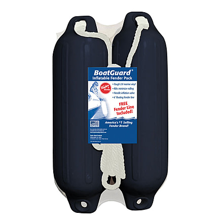 Taylor Made Fender Kit With Rope - 6in x 22in, Black, 31016B2P