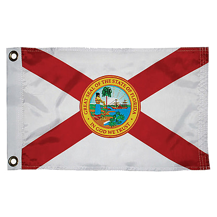 Taylor Made Nylon Flag 12" x 18" Florida 76134