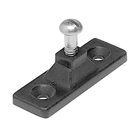Taylor Made Side-Mount Deck Hinge For Bimini Boatop, Black, 11721