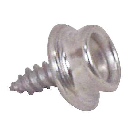 Taylor Made Snap Fasteners On Wood Screw Male, Pack of 100, 100402