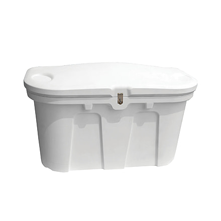 Taylor Made Stow N Go Poly Dock Box, White, 123650