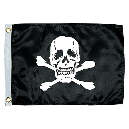 Taylor Made x 18" Jolly Roger Novelty Flag 12" 65065