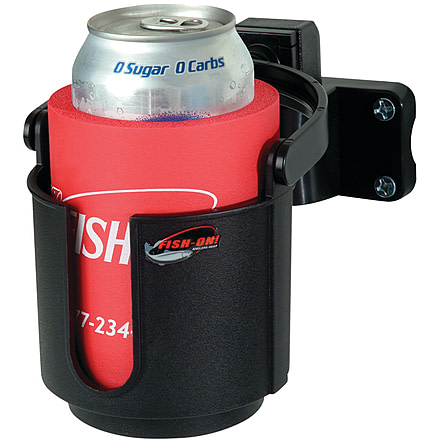 Tempress Fish-On! Cup Holder Rod Mount, Black, 2154-9