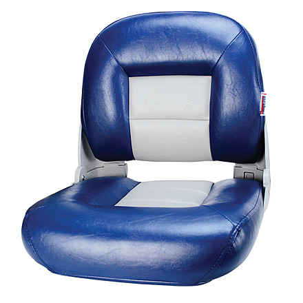 Tempress Navistyle Low-Back Boat Seat /Gray, Blue, 54672