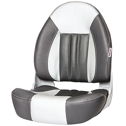 Tempress Probax High Back Orthopedic Boat Seat, Charcoal/Gray/Carbon, 68452