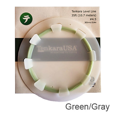 Tenkara USA Level Line Green/Gray 10lb