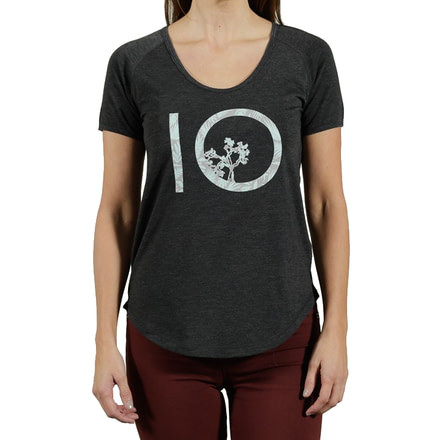 Tentree Fafflesia Short Sleeve Tee - Women's-Black-Small