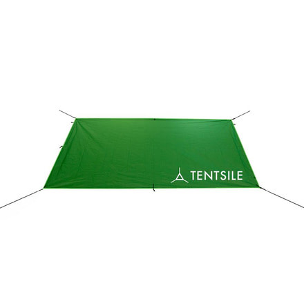 Tentsile Tents Trapezium Tent Wall, 3.8m x 1.5m Sheet Size, Forest Green, WALL3FOR