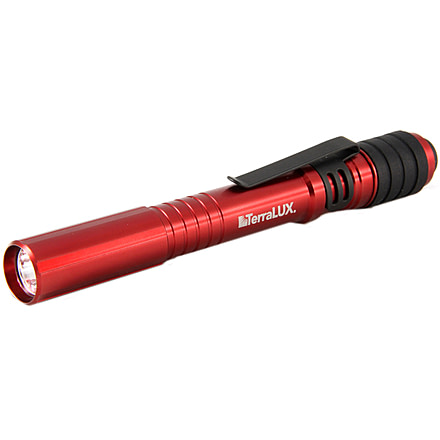 Lightstar 80 - High CRI LED Flashlight - 80 Lumens - Includes 2 x AAA Batteries - Red (TLF-802AAA-RD) Lightstar-TLF-802AAA-RD
