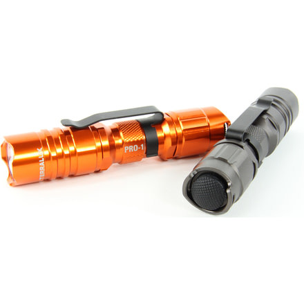 Lightstar Pro1 150 Lumen, 1xAA Aluminum 3 Mode LED Flashlight, High-Vis Orange TLF-PRO-1-OR