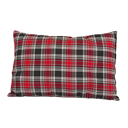 TETON Sports Camping Pillow &amp; Pillowcase, Brown/Red, Small, 1021