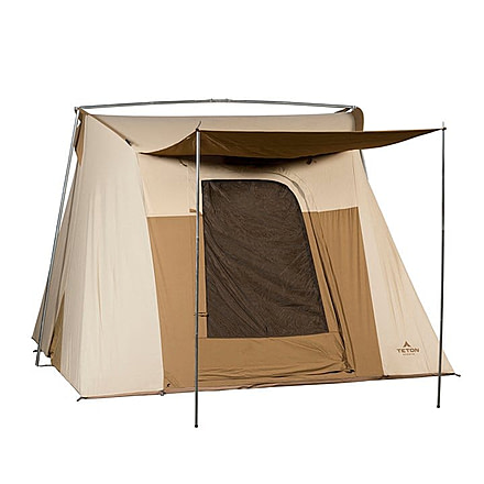 TETON Sports Mesa Canvas Tent, 4 Person, Brown, 2010
