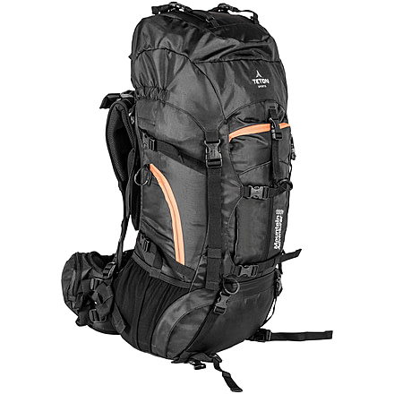 TETON Sports Mountain Adventurer 4000 Backpack, Black, 66L, 1138