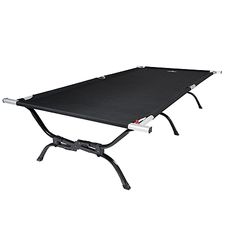 TETON Sports Outfitter XXL Camp Cot with Pivot Arm, Black, 2XL, 120A
