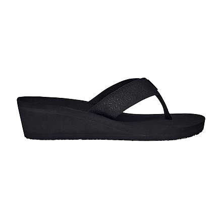 Teva Mush Mandalyn Wedge 2 Sandals - Womens, Motif Black Out, 12, 1000093-MOBO-12