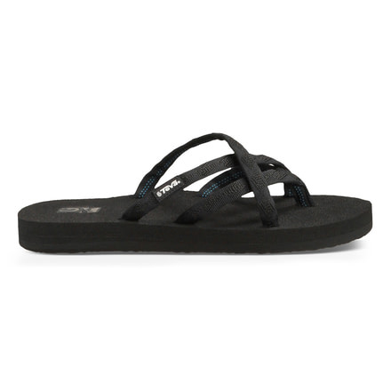 Teva Olowahu Flip Flops - Womens, Mix B Black On Black, 7 US, 6840B-MBOB-07