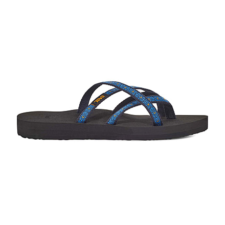 Teva Olowahu Sandals - Womens, Flower Loom Navy, 6, 6840-FLNY-06