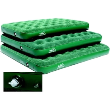 Texsport Air Bed, Twin 74&quot; Width x 39&quot; Length x 5000 mil Thickness, Forest Green 22200TEX
