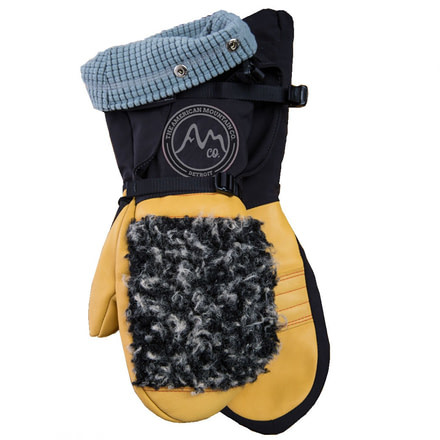 The American Mountain Co. No. 231 Mid-Altitude Mitt - Men's-Black-Small