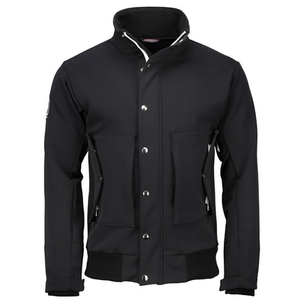 The American Mountain Co. No. 307 Mid-Altitude Softshell Jacket - Mens-Black-Small