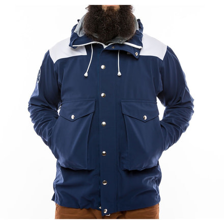 The American Mountain Co. No. 907 High-Altitude Hardshell Jacket - Mens-Navy Blue-X-Large