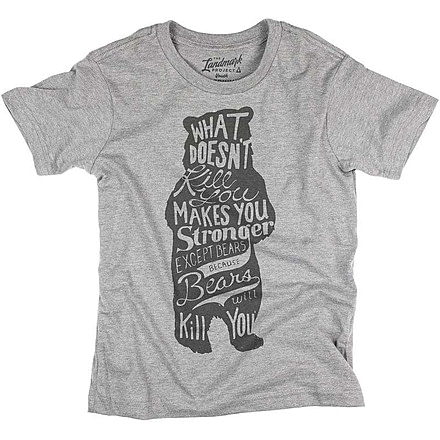 The Landmark Project Bear Youth Tee, Short Sleeve, bear-kids