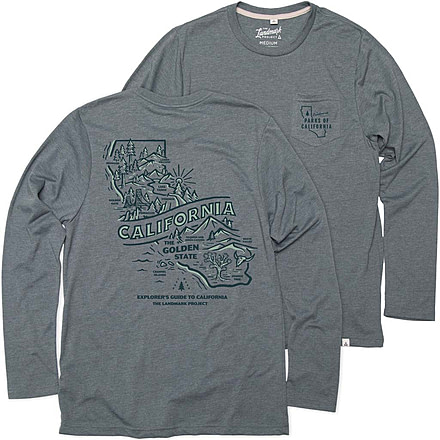 The Landmark Project Explore California Pocket Tee, Long Sleeve, explore-california-ls-tee