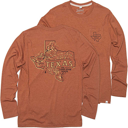 The Landmark Project Explore Texas Pocket Tee, Long Sleeve, explore-texas-ls-tee