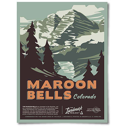 The Landmark Project Maroon Bells Posters, maroon-bells-poster