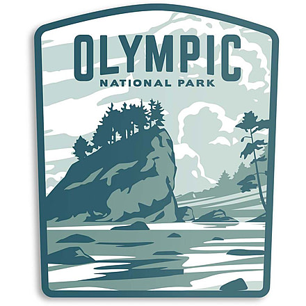 The Landmark Project Olympic National Park Stickers, olympic-nat-park-sticker
