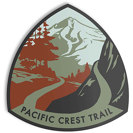 The Landmark Project Pacific Crest Trail Stickers, pcf-crest-trail-sticker