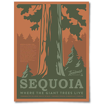 The Landmark Project Sequoia National Park Posters, sequoia-nat-park-post