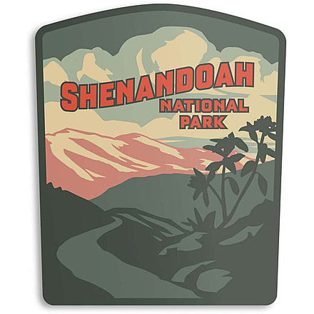 The Landmark Project Shenandoah National Park - Stickers, shenandoahnatparksticker