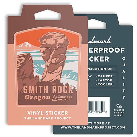 The Landmark Project Smith Rock State Park Stickers, smith-rocks-sticker